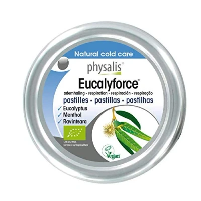 Image of EUCALYFORCE (LOZENGES to FACILITATE Breathing) BIO 45 g PHYSALIS