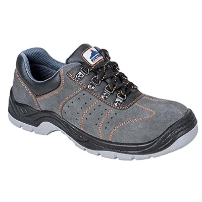 Image of Portwest Steelite Perforated Trainer S1P, Size: 36, Colour: Grey, FW02GRR36