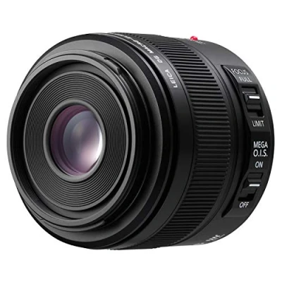 Image of Panasonic LUMIX H ES045E LEICA DG Macro Elmarit 45 mm Micro Four Thirds Lens Black