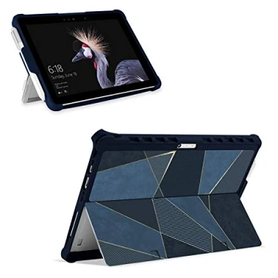 Image of Youtec for Microsoft Surface pro 7 Plus/Pro 6/Pro 5/Pro 4 Case, Case with Kickstand Shockproof Rugged Folio Protective Cover Pen Holder Compatible Type Cover, Marble