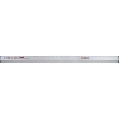 Image of Faithfull Feather Edge With Scale 2Metre, Silver