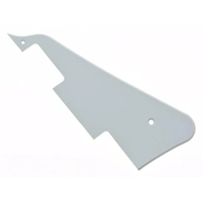 Image of Dopro White 1 Ply Guitar Pick Guard Scratch Plate Fits USA Standard LP Les Paul Solid