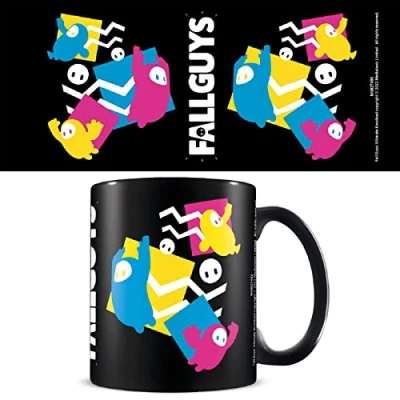 Image of Pyramid International Fall Guys Mug (CMYK Free Design) in Presentation Gift Box, 11oz Ceramic Coffee Mug, Cups and Mugs for Women Men Official Merchandise