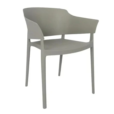 Image of Bolero Lorenzo Cafe Chairs Medium Grey (2 pack)