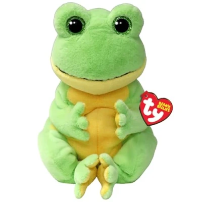 Image of TY Snapper Frog Beanie Bellies Medium 24cm Squishy Baby Soft Plush Toys Collectible Cuddly Stuffed Teddy