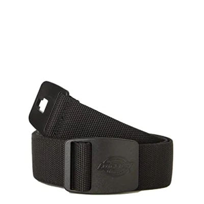 Image of Dickies, Unisex, WEBBING BELT WITH DEBOSSED BRANDING, BLACK, OS