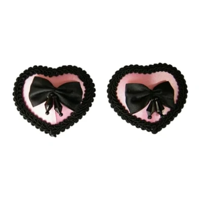 Image of LEIDJGUN Nipple Pasties Covers Sparkling Sequins Tassels Reusable Halloween Christmas Breast Stickers Bra Pad Petals For Women