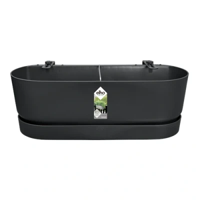 Image of Elho Greenville Easy Balcony 52cm Living Black