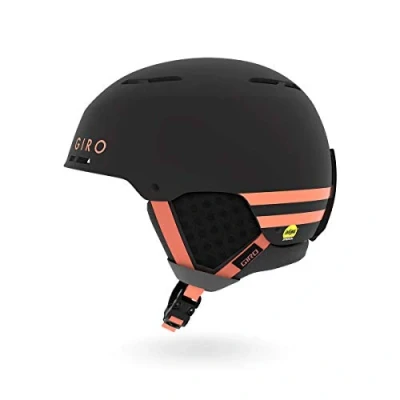 Image of GIRRJ#Giro Women Emerge MIPS Snow Helmet Matte Black/Peach, S 52 55.5cm