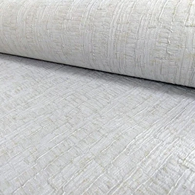 Image of Holden Ornella Bark Pattern Wallpaper Textured Tree Wood Italian Glitter Vinyl (Grey 35273)
