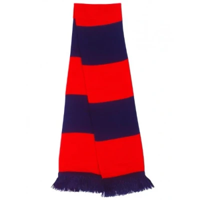 Image of RESULT TEAM SCARF FOOTBALL RUGBY SPORT 12 COLOURS (NAVY/ RED)