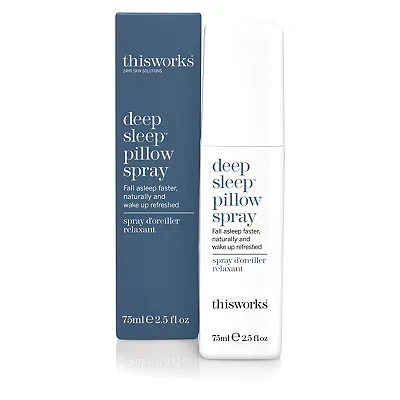 Image of This Works Deep Sleep Pillow Spray, 75 ml, Infused with Lavender, Camomile and Vetivert Science Backed Natural Spray to Aid