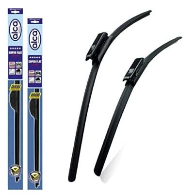 Image of Fits Renault Scenic 2009 2016 Alca Germany Set Front Windscreen Wiper Blades Replacement Window 28&quot;26&quot; ASF2826B