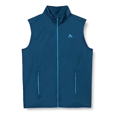 Image of McKinley Men&#039;s Ciamarello Waistcoats, Blue Petrol/Blue, M