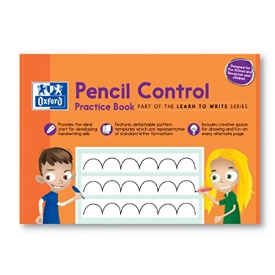 Image of Oxford A4 210 x 297 mm Landscape Pencil Control Practice Book