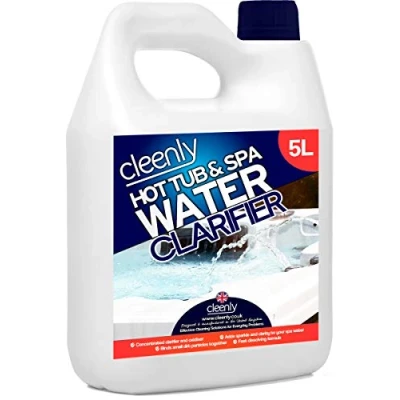 Image of Cleenly Hot Tub &amp; Spa Water Clarifier 5 litres Transforms Cloudy, Dull Looking Improves Filter Performance Efficiency