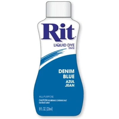 Image of Rit Dye Liquid 8oz Denim Blue