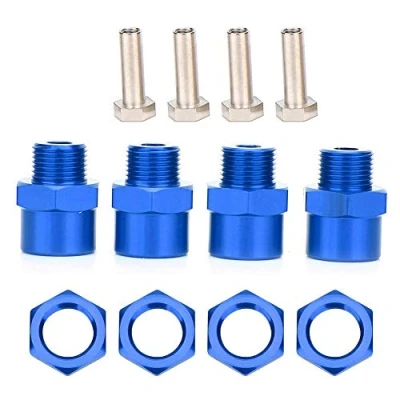 Image of VGEBY RC Wheel Hex Hub Adapter, 12mm to 17mm Remote Control Vehicle Conversion Adapter for Sakura D4 HSP 94123 1/10 Car 1/12 Model Accessory