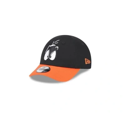 Image of New Era Daffy Duck Looney Tunes Character Black Orange 9Forty Toddler Cap
