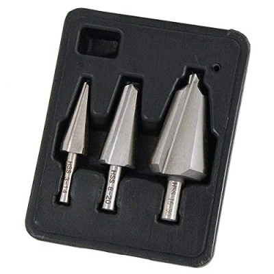 Image of 3pcs Hss Taper Power Cone Cutter Drill Set