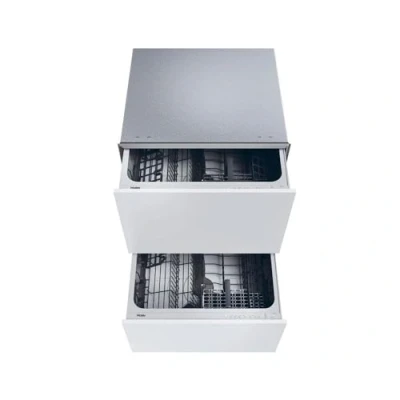 Image of Haier Series 6 XDD 66E5LS 80 Fully Integrated Double Drawer Dishwasher, 12 Place Settings, 60cm, 5 Year Warranty