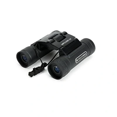 Image of Celestron 71233 UpClose G2 Clam Shell 10x25 Roof Prism Binoculars, Black