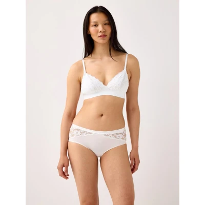 Image of Lindex Nursing IRIS Bralette Triangle bra, Women&#039;s, Size: 22/24, White