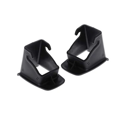Image of ISKIP Installation Aids, 2 PC 1 Pair Car Baby Seat Latch Belt Guide Connector Groove Plastic, Guide, Passenger Child Safety Seats General Isofix Interface (Black)