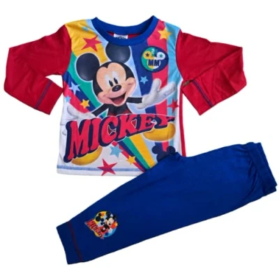 Image of Disney Boys Mickey Mouse Pyjamas. Age 18 24 Months Blue
