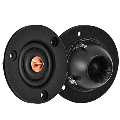 Image of ASHATA Car Tweeter Speakers, 2pcs 2&quot; 4Ohm 4Ω 30W Silk Film Dome Treble Speaker Loudspeakers Deliver Smoother,Purer,Cclearer Sound