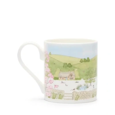 Image of Sophie Allport Spring Cottage Scene Mug Standard (275ml)