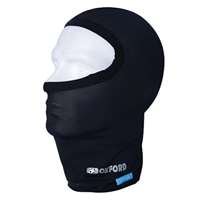 Image of Oxford Cool Max Balaclava for Cyclists/Motorcyclists Black, One Size