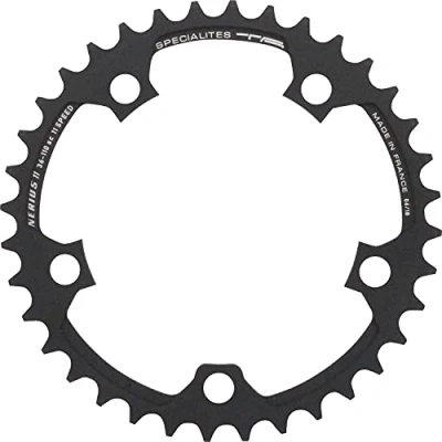 Image of Spécialités TA Nerius 11 Speed Campagnolo Compact 110pcd Offset Chainring, Inner 42t, Black