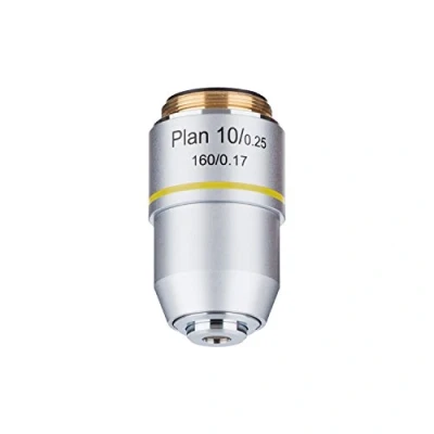 Image of AmScope PA10X V300 10X Plan Achromatic Compound Microscope Objective Lens