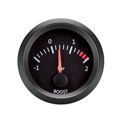Image of ETOPARS Universal Car Vehicle 52mm Pointer Turbo Boost Gauge Meter Kit Bar White LED Light Indicator Dail Electronic