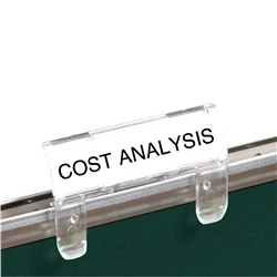 Image of Elba Suspension Files Tabs Rigid Plastic (50 Pack) 100330216
