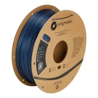 Image of Polymaker PETG Filament 1.75mm, 1kg Strong Dark Blue Cardboard Spool PolyLite 1.75mm 3D Printer Filament, Print with Most Printers Using Filaments