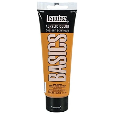 Image of Liquitex Basics Acrylic, 118 ml Tube Raw Sienna