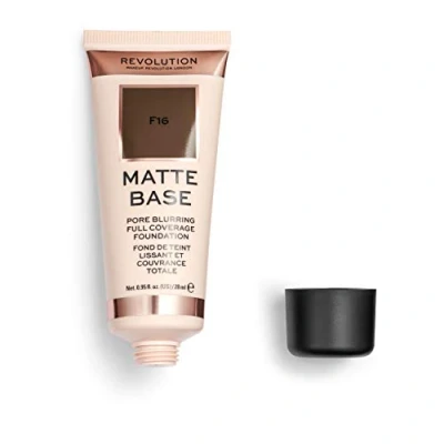 Image of Makeup Revolution, Matte Base, Foundation, F16, 28ml