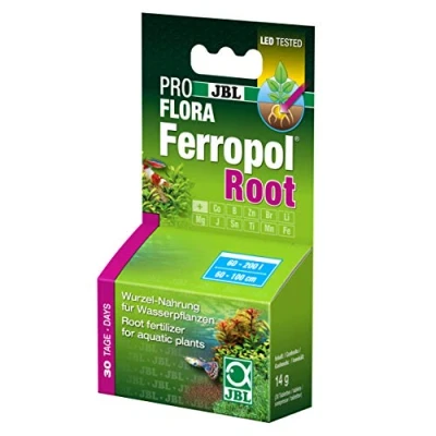 Image of JBL Ferropol Root, Fertiliser tablets for strong plant roots in the aquarium, beige, 14 g (1er Pack)