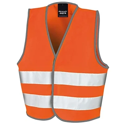 Image of Result Junior Safety Vest 10 12 Hi Vis Orange