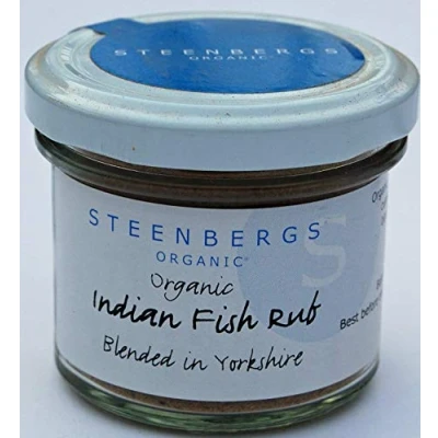 Image of Steenbergs Organic Indian Fish Rub Standard Jar 45g
