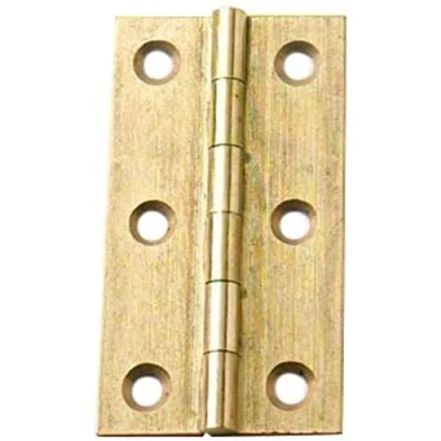 Image of Merriway® BH01751 (2 Pcs) Cupboard Cabinet Door Butt Hinge, 100mm (4 inch) Solid Brass Pack of 2 Pieces