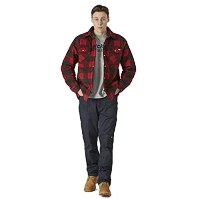 Image of Dickies, Men&#039;s, PORTLAND SHIRT, RED, XS