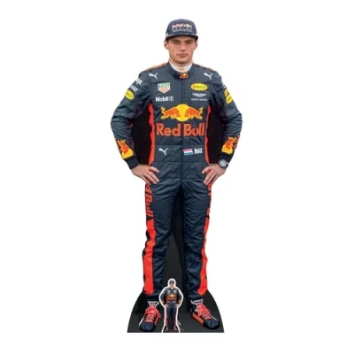 Image of Star Cutouts Ltd CS667 Max Verstappen, Cardboard, Multi Colour, 177 x 74 cm
