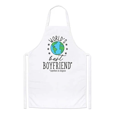Image of World&#039;s Best Boyfriend Chefs Apron