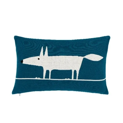 Image of Scion Living Mr Fox Cushion 50 x 30cm Marine