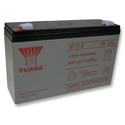 Image of YUASA R126L BATTERY LEAD ACID 6V 12AH [1] Pro Series (Epitome Verified)