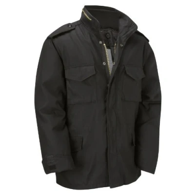 Image of M65 Military Field Jacket with Removable Quilted Inner Liner Black (3XL)