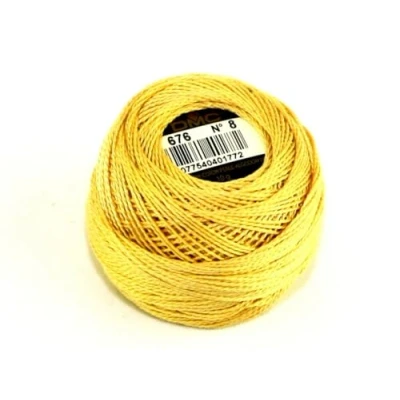 Image of DMC Cotton Perle Thread Size 8 676 per 10 gram ball